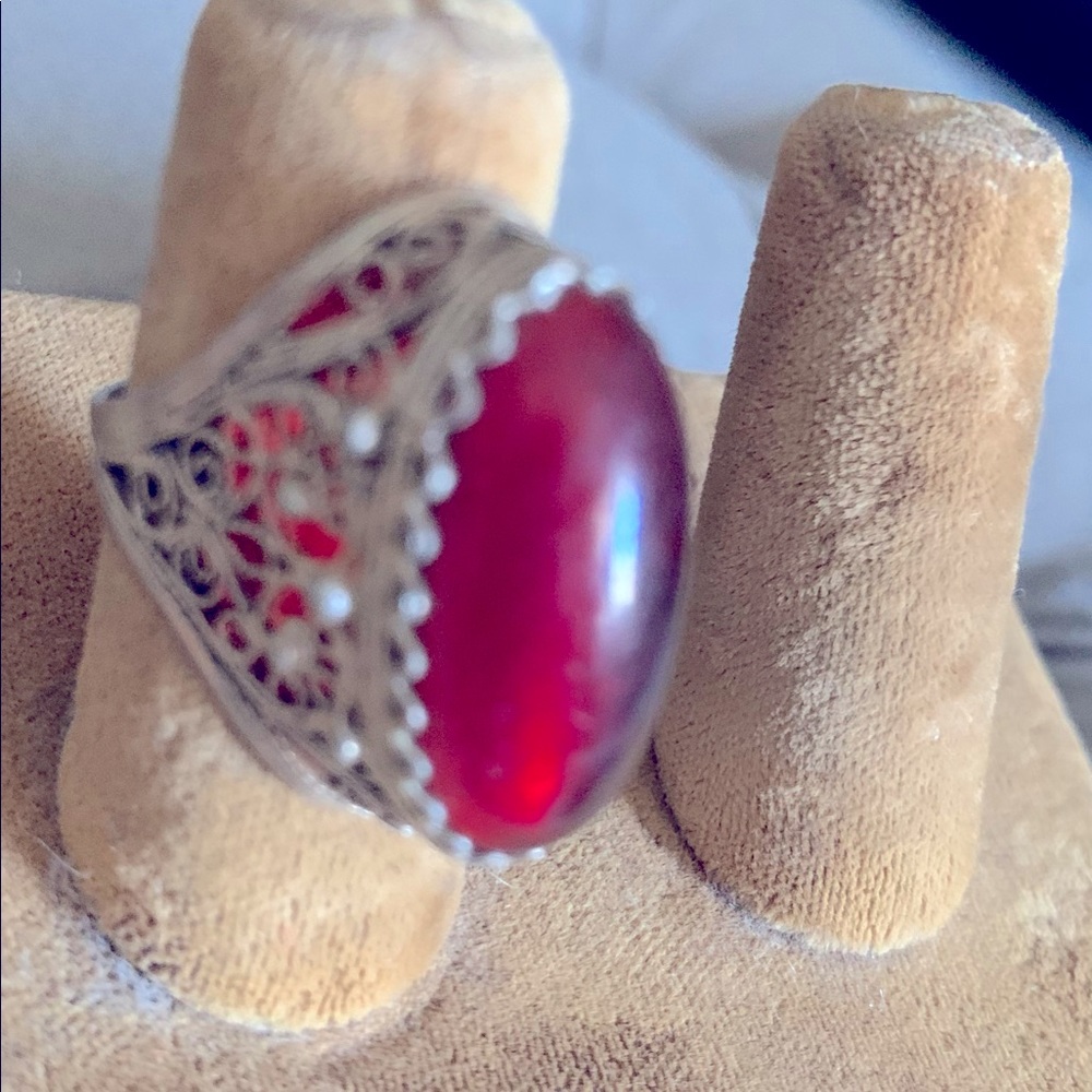 Victorian Garnet Ring